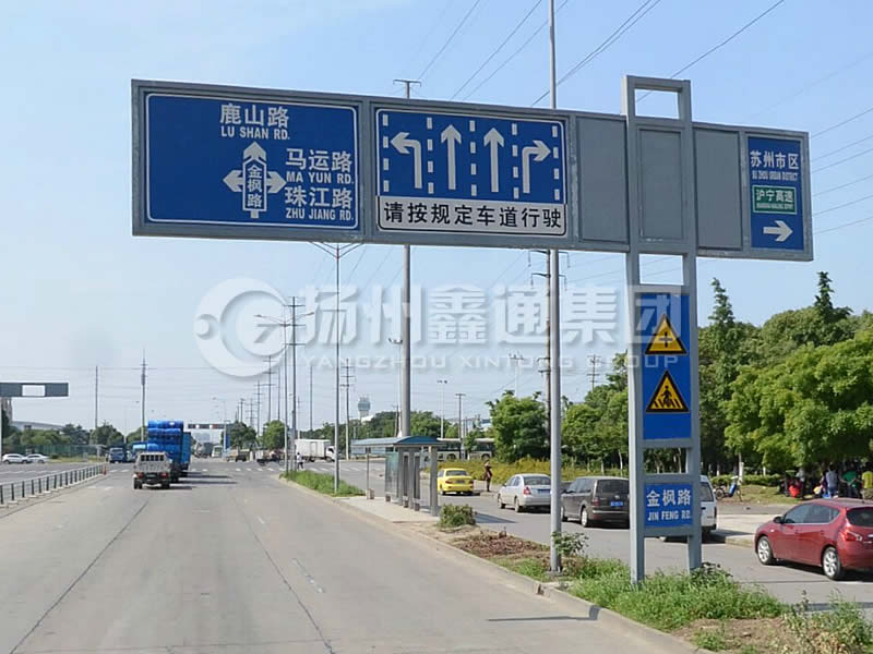 BZG-012，交通標志桿，框架交通標志桿